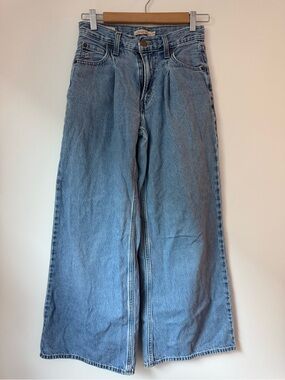 Levi’s Premium Baggy Dad Wide Leg Pleated High Rise Jeans